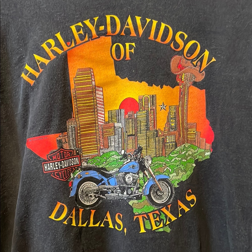 Harley-Davidson Black Graphic T-Shirt for Men